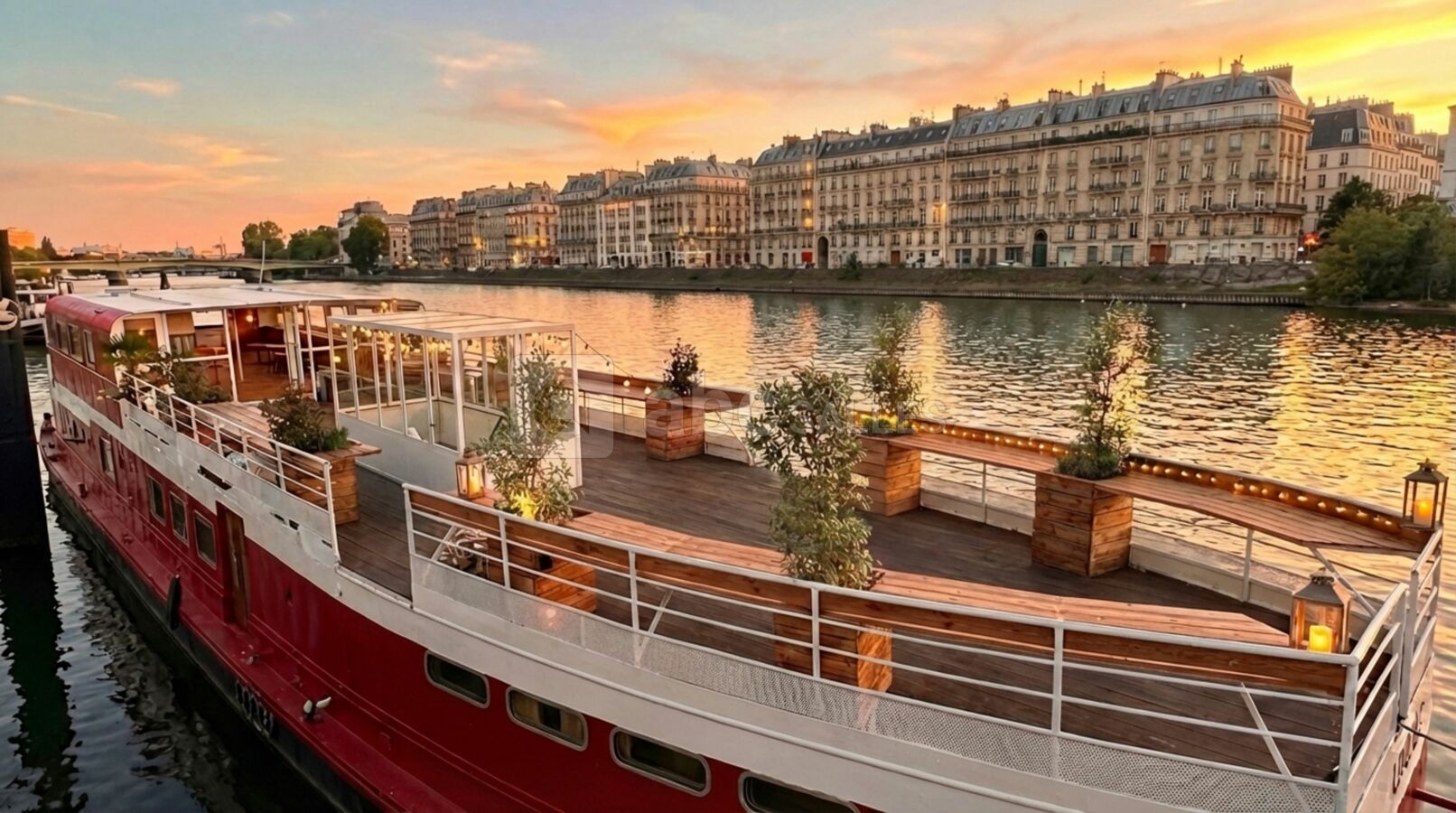 Terrasse péniche Événement