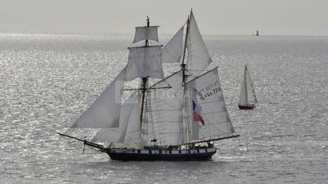 Goélette La Recouvrance, Brest (29) - vue extérieure