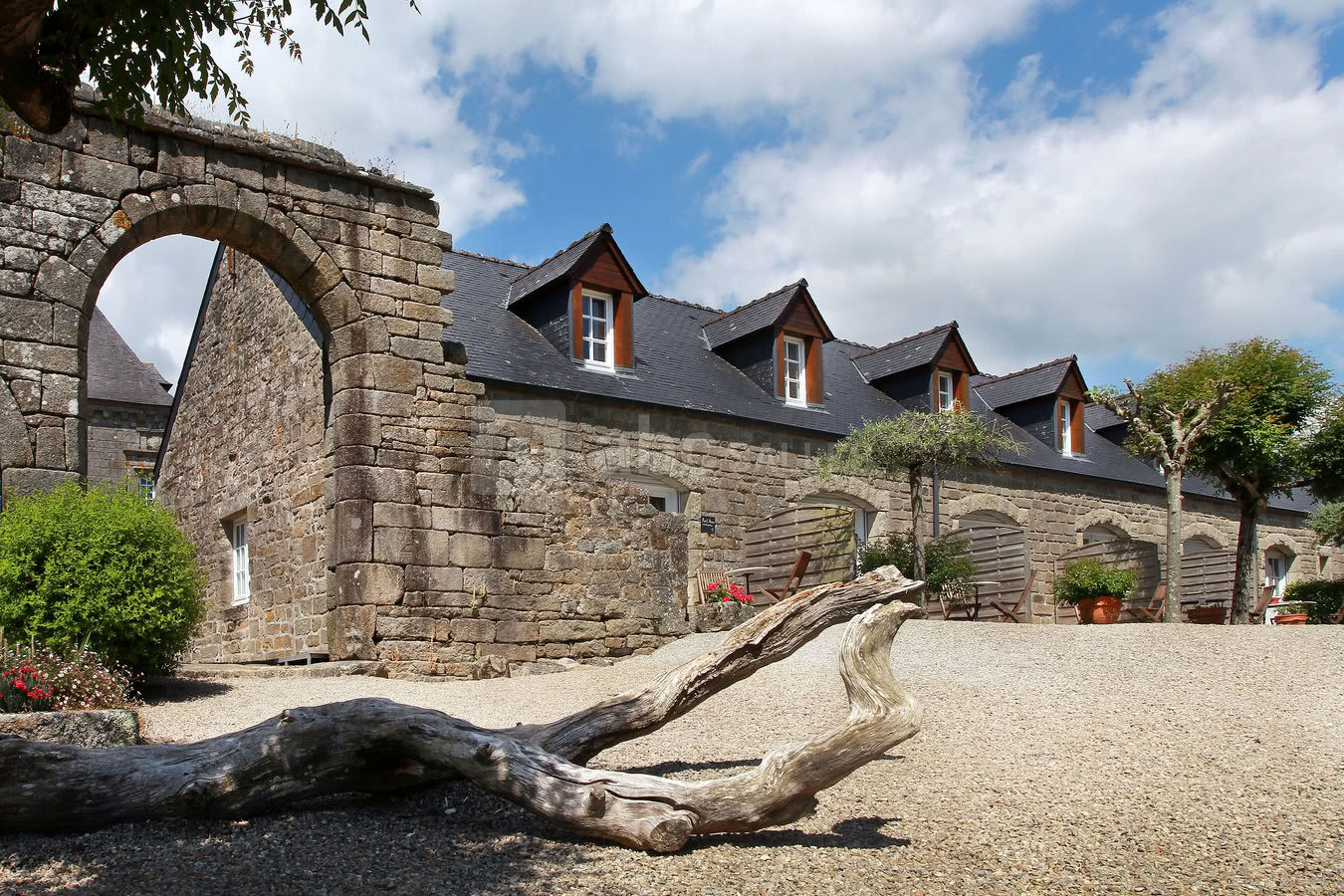 Vue extérieure des duplex "Ecuries"