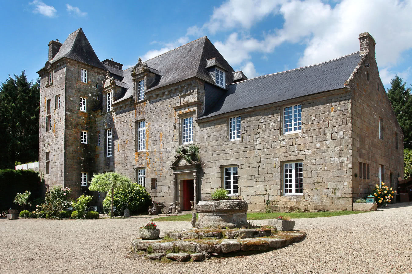 Vue du manoir