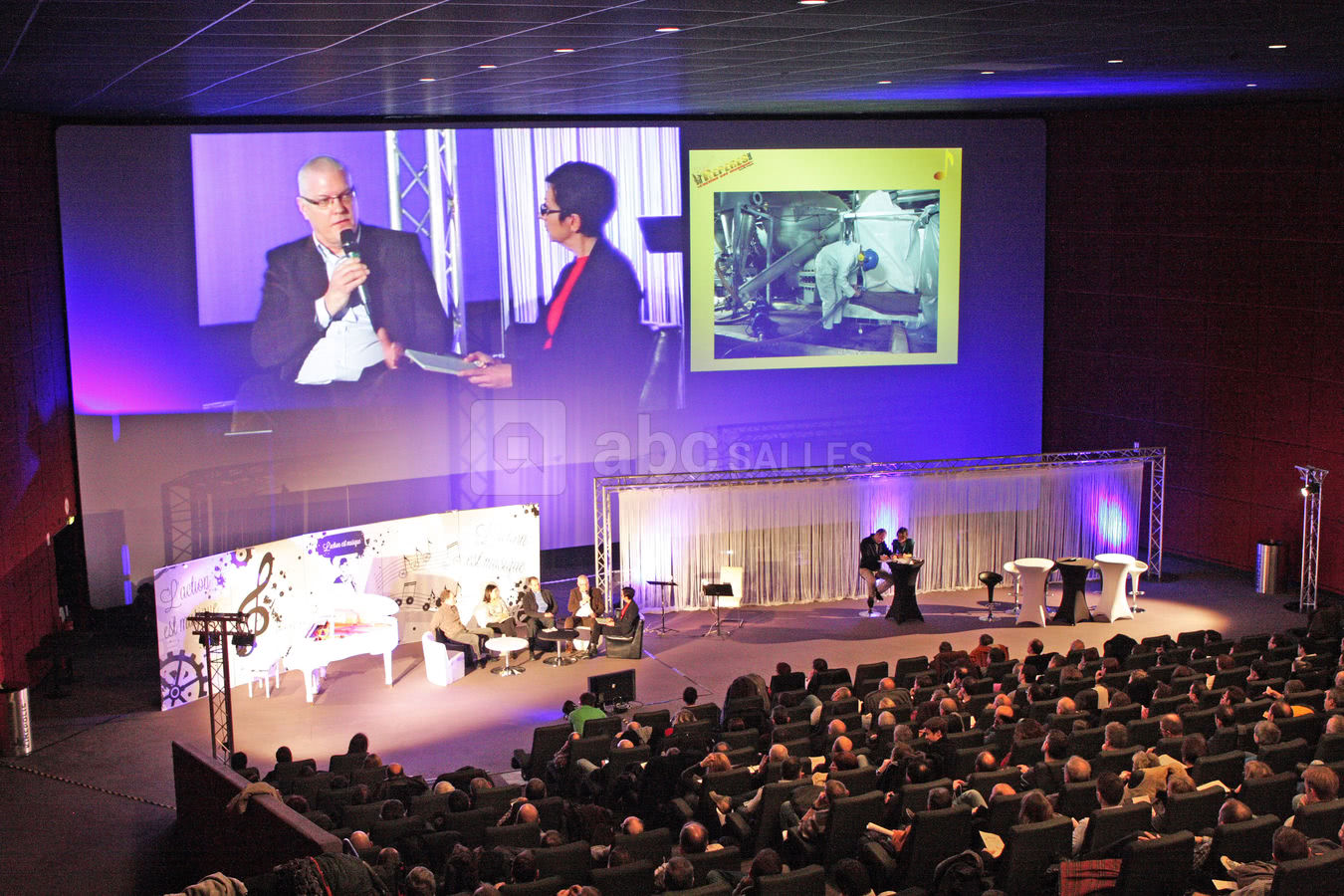 Séminaire en salle de cinéma