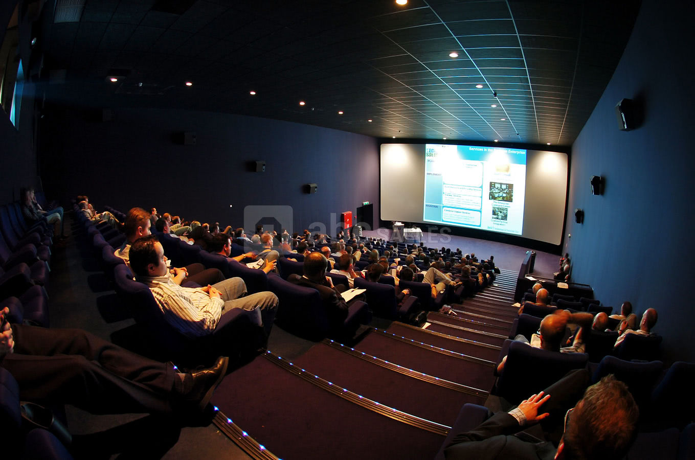 Séminaire en salle de cinéma