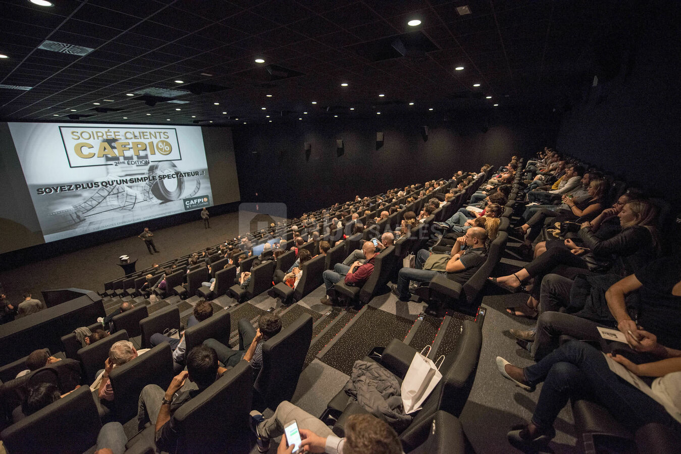 Séminaire en salle de cinéma