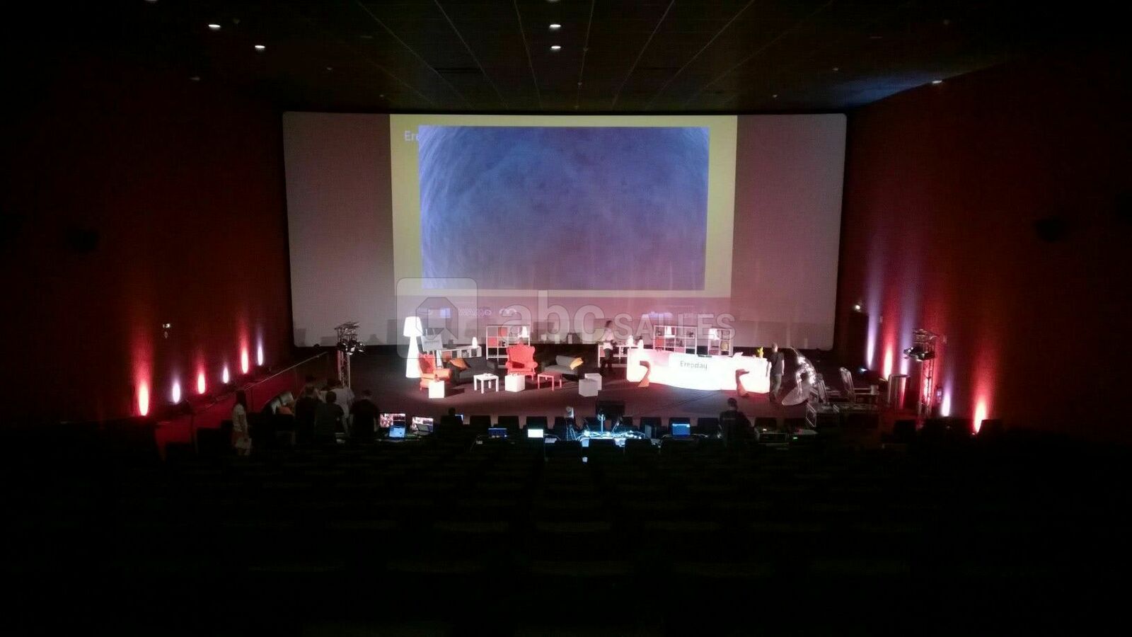 Séminaire en salle de cinéma
