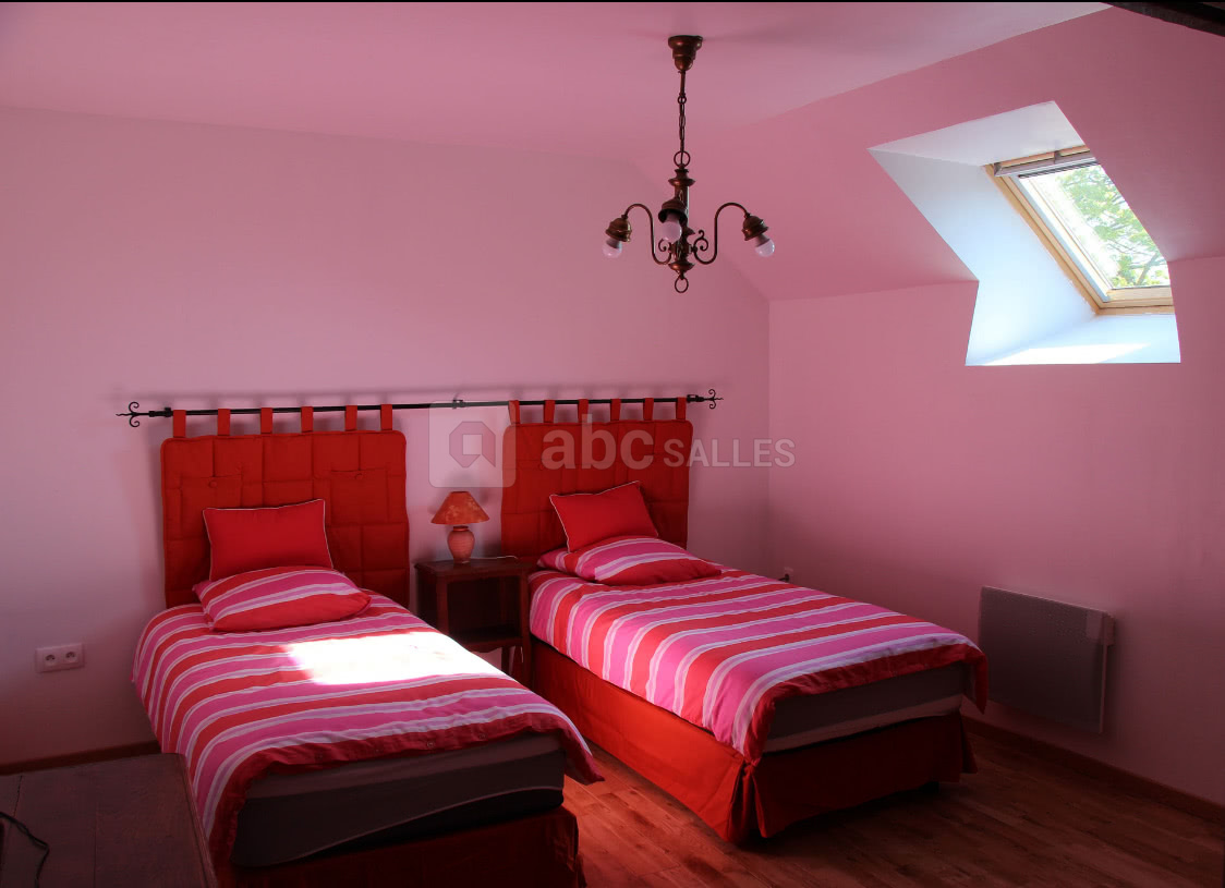 Chambre du gîte la Charetterie