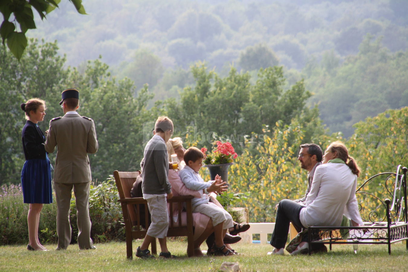 Terrasse vue sur le vallon