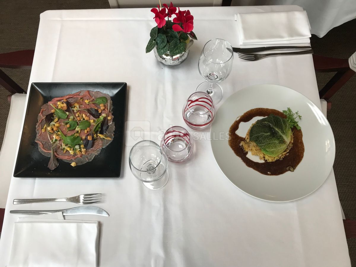 Exemple de plat servi au restaurant