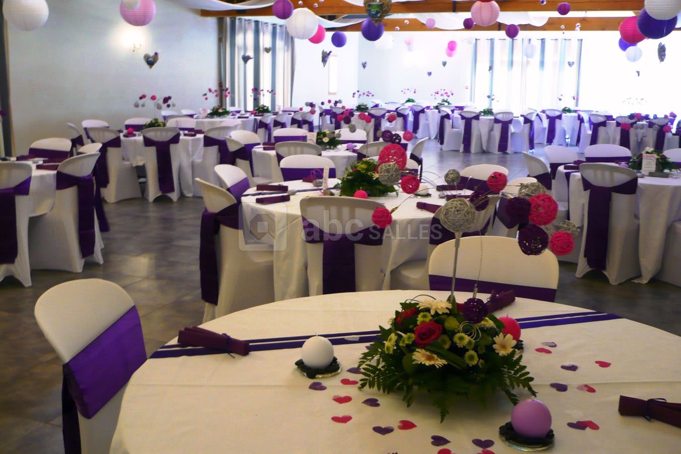 Décoration tables mariés dans les bouches du rhône