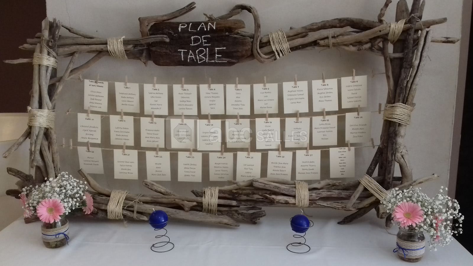 Plan de table dans le 13