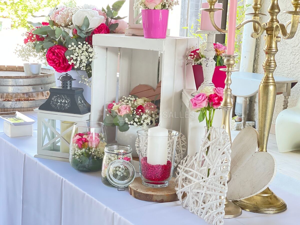 Décoration de buffet de mariage