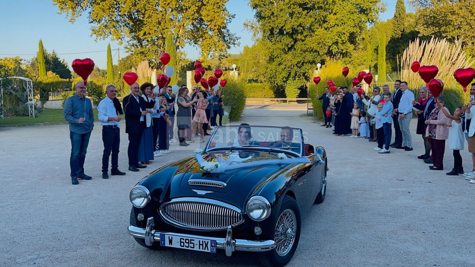 Arrivée des mariés