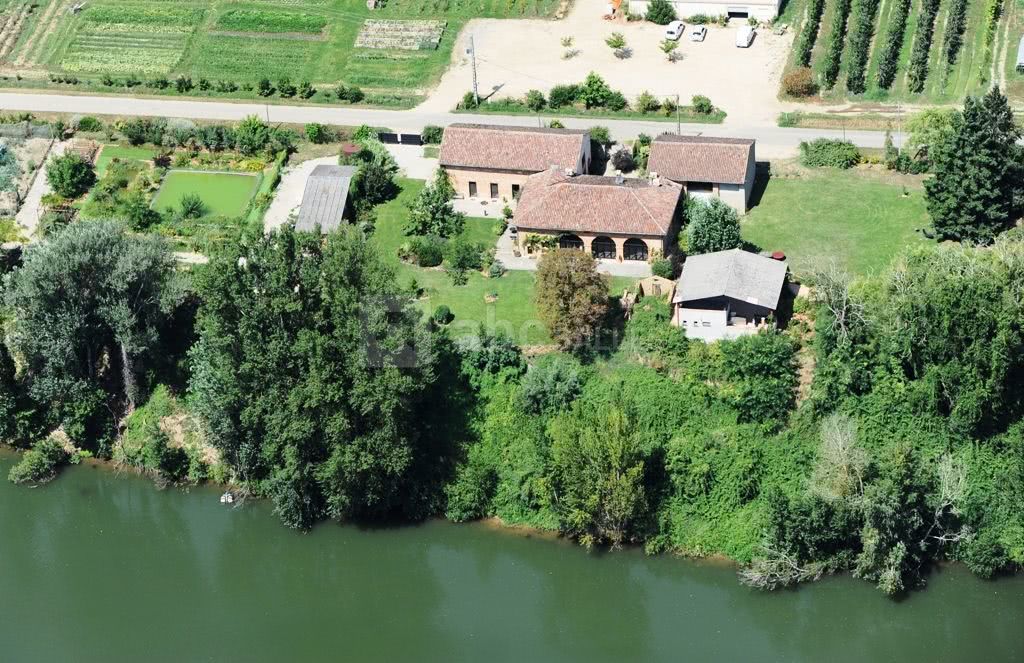 Vue aérienne du domaine