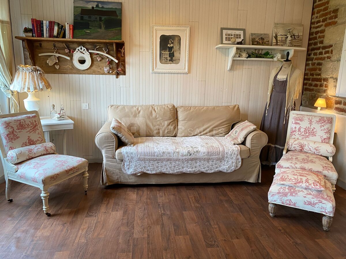 Le gite du jardinier, son salon