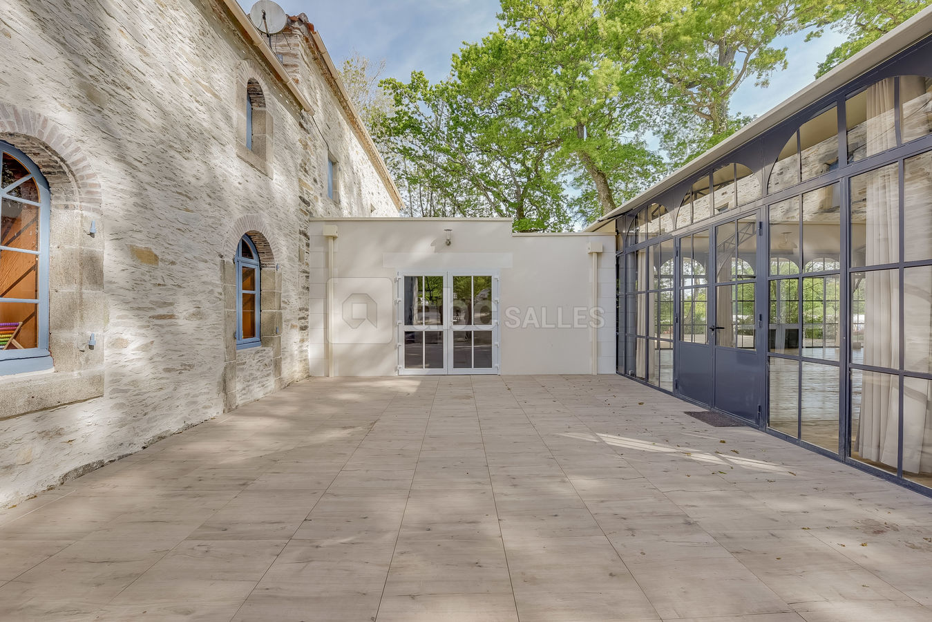 Entrée de l'orangerie