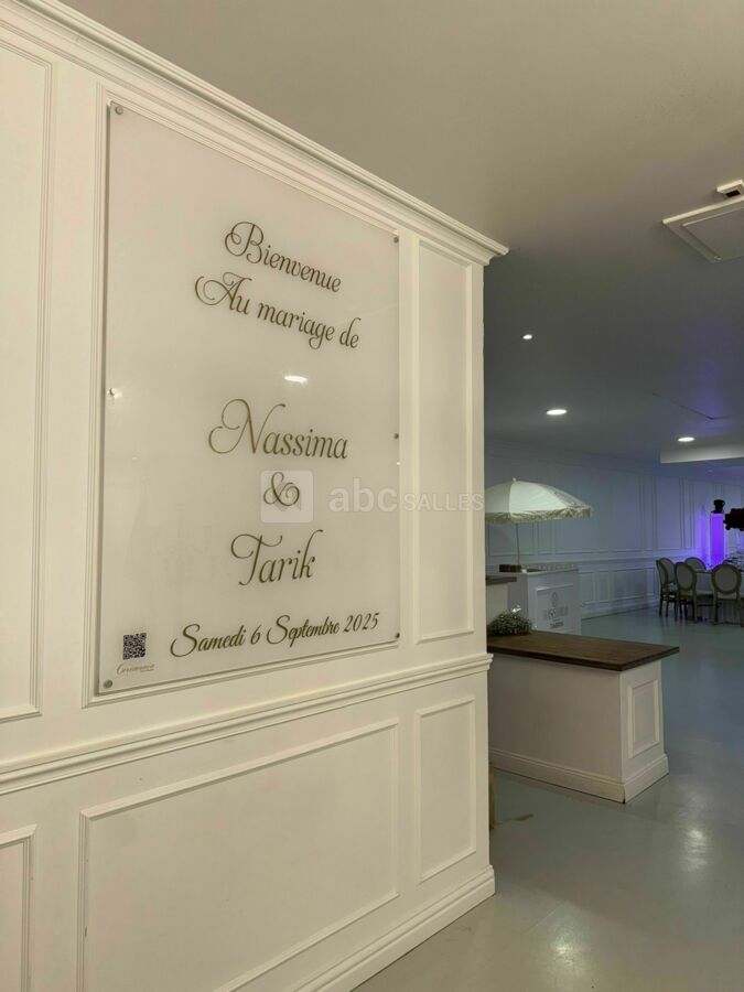 Panneau de bienvenue