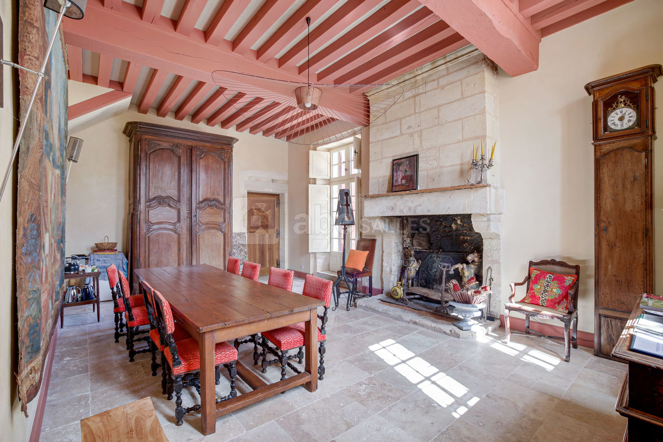 Salle des Gardes (accès pour les chambres d'hôtes)