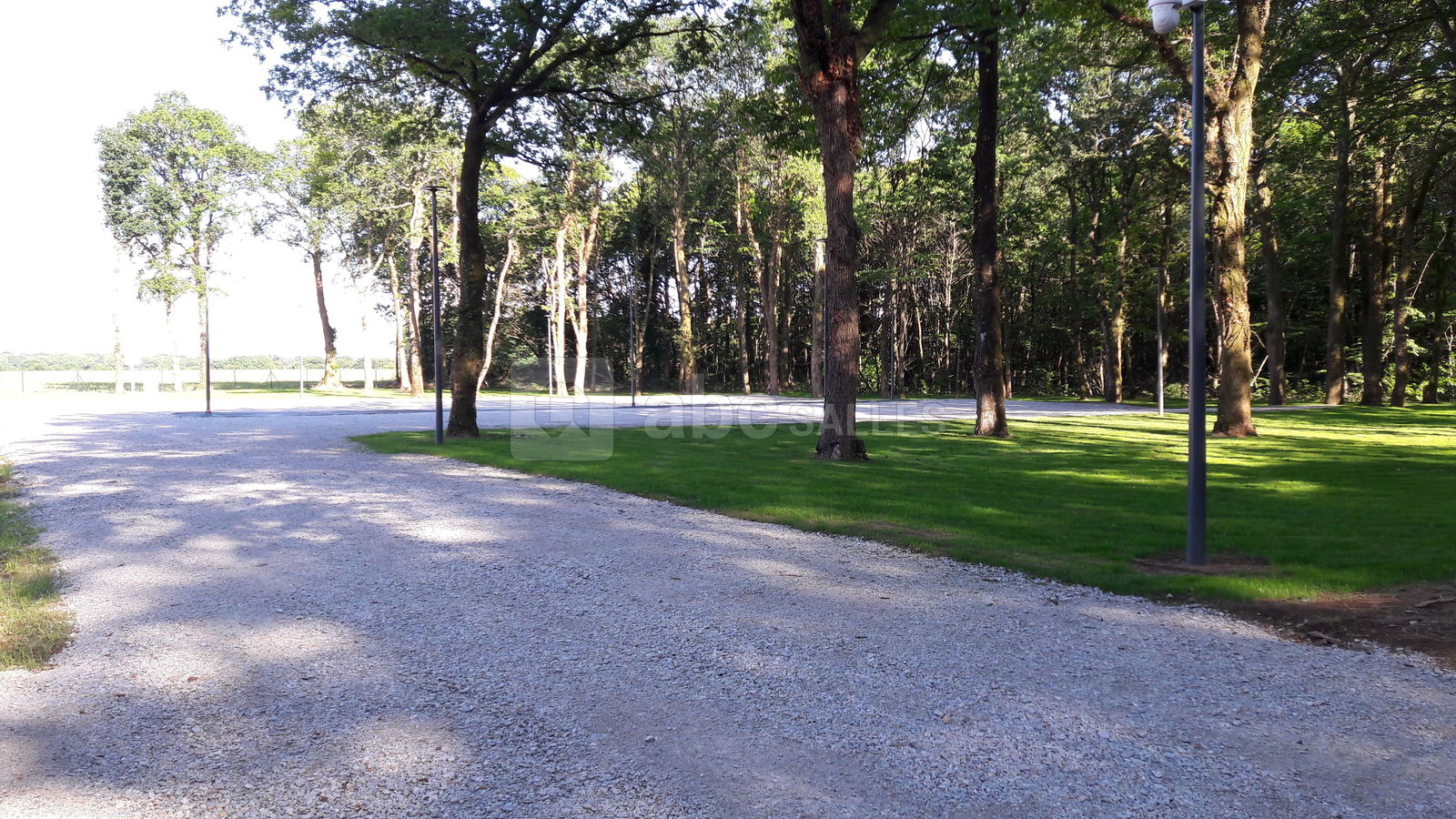 Entrée du parking privé