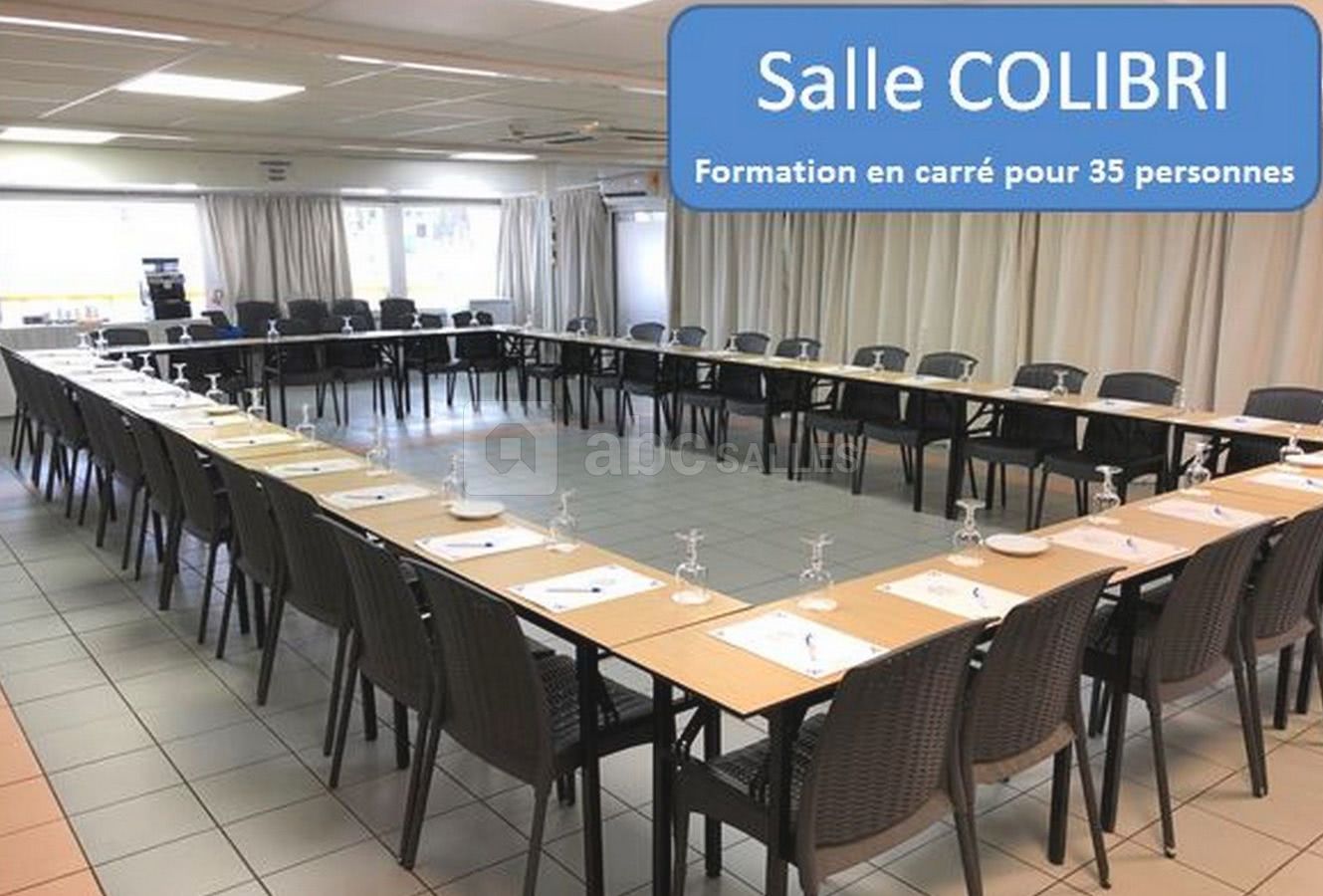 Salle COLIBRI 90m2 climatisée vue Mer/Plage