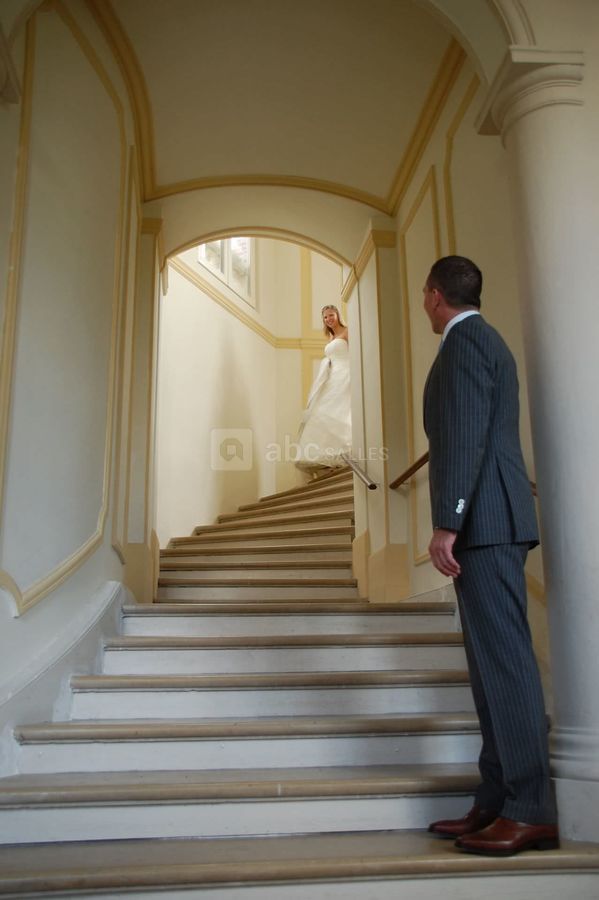 Chateau de percey hall stairway /escaliers