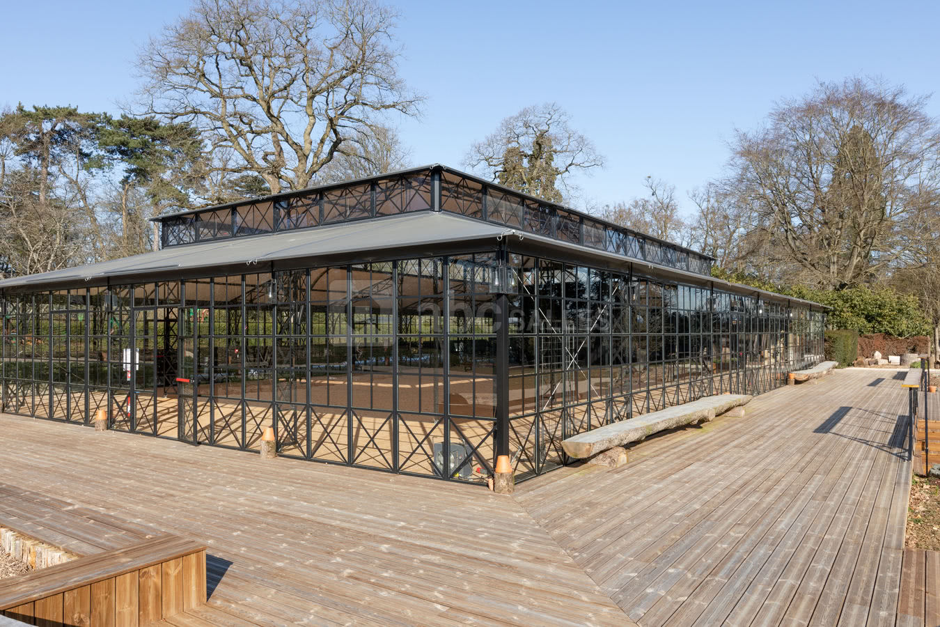 Les terrasses de L'Orangerie du Château de Thoiry