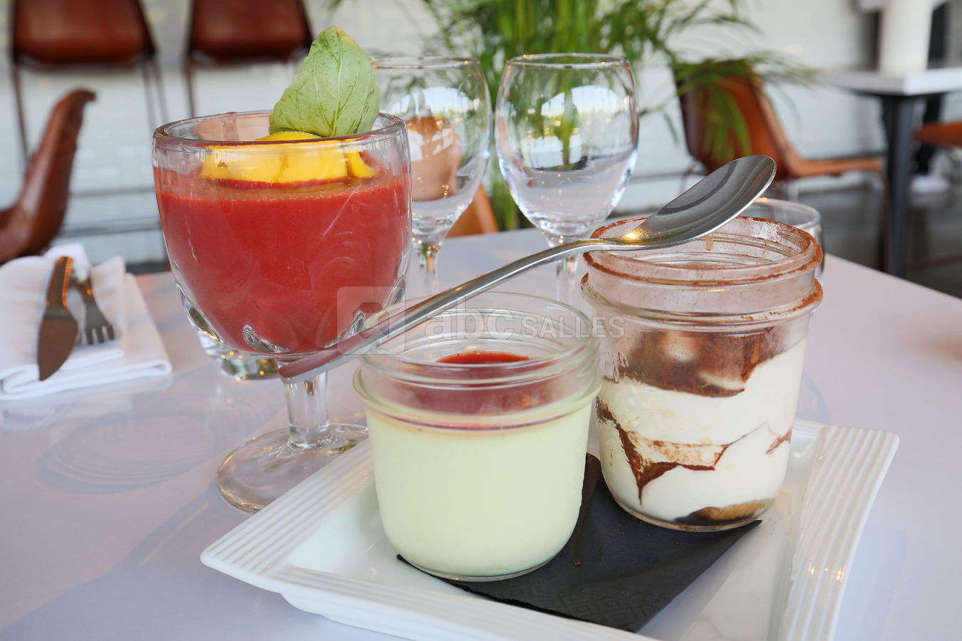Desserts Aqua Restaurant