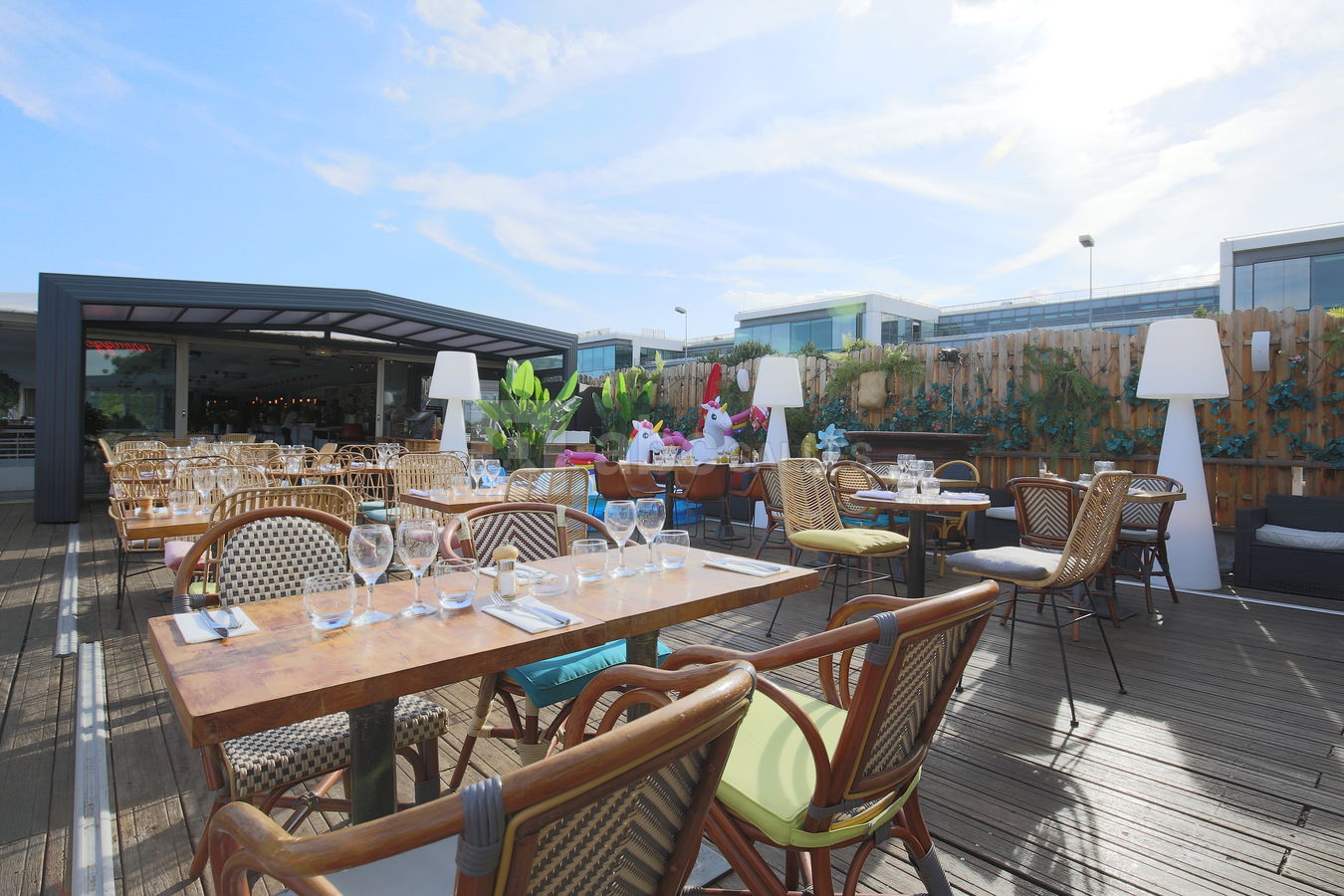 Véranda de l'Aqua Restaurant