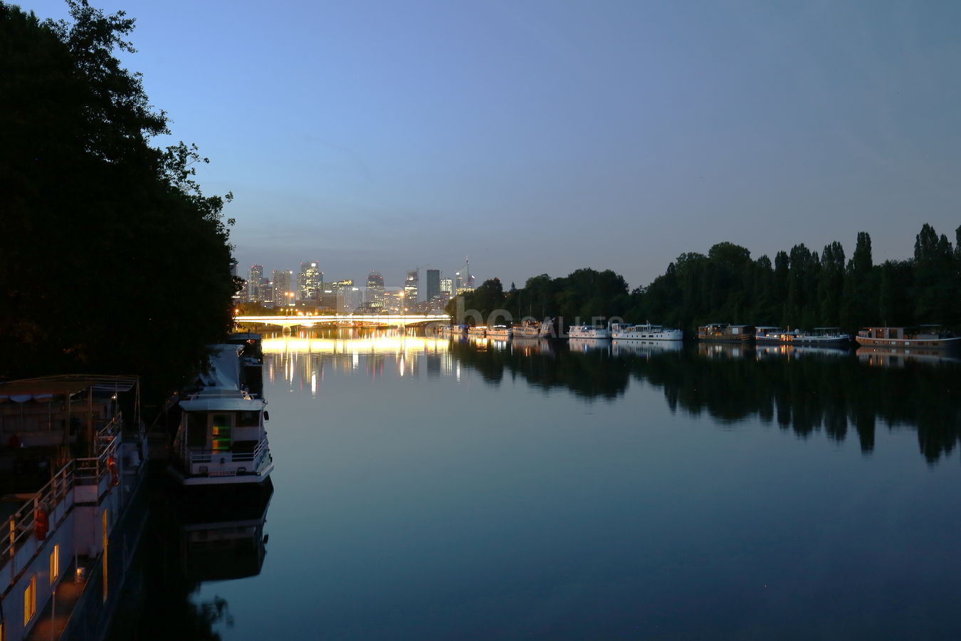 Vue depuis l'Aqua Restaurant de Nuit