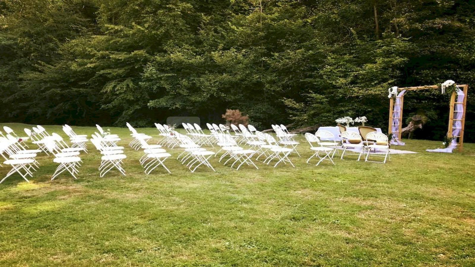 Le Jardin devant le château