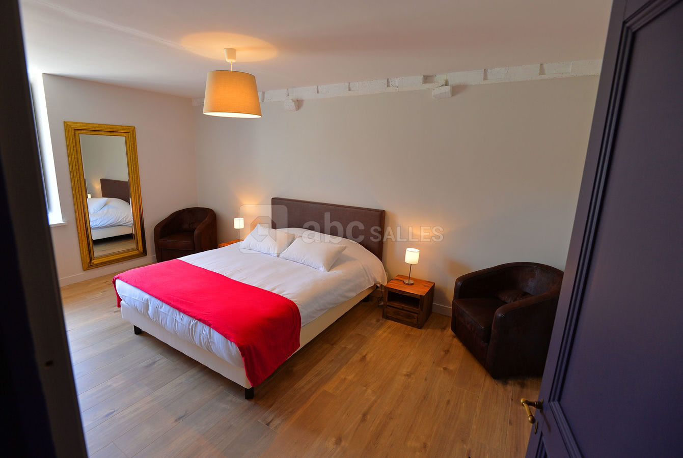 Gîte - Chambre avec lit double
