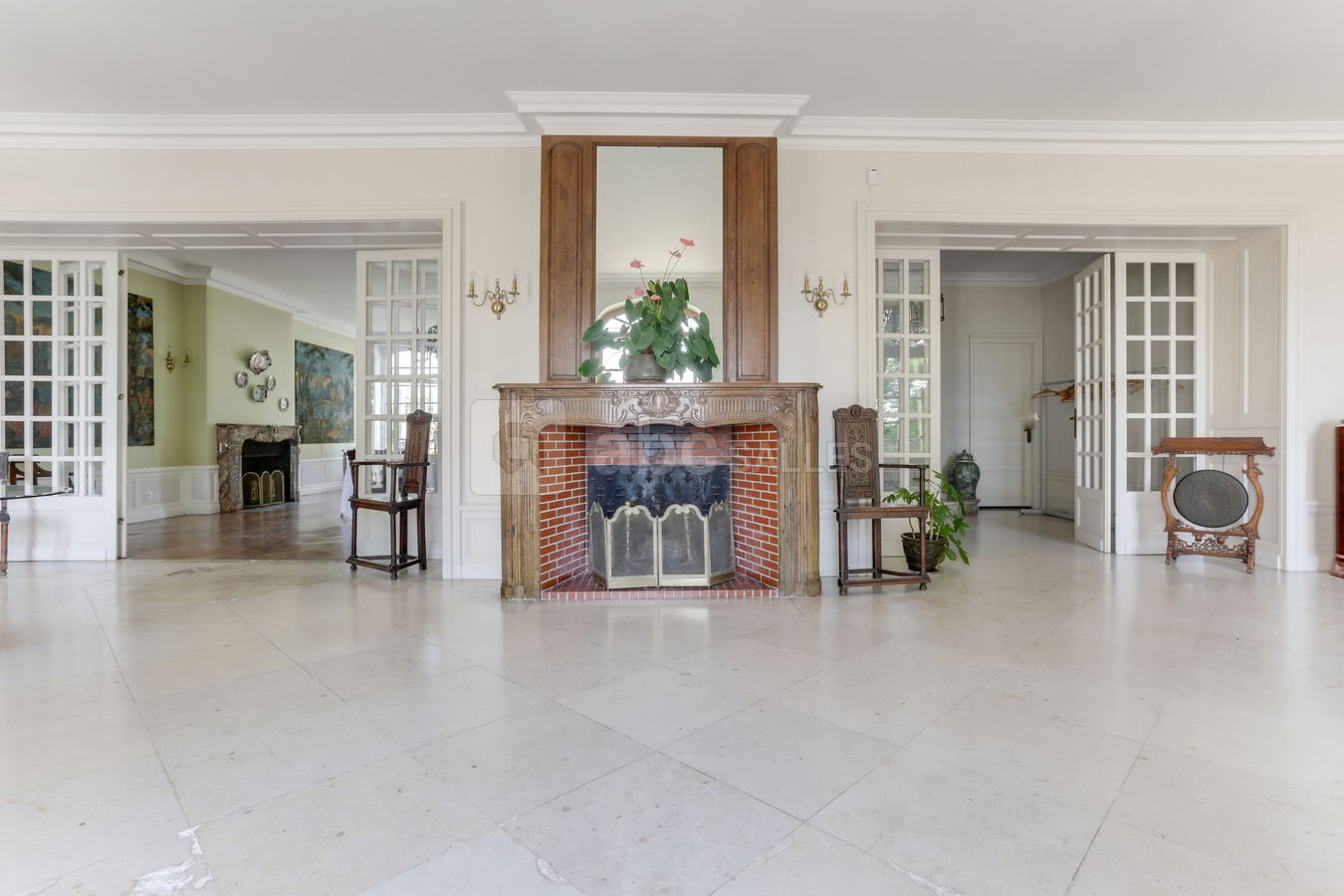 Hall d'entrée du château