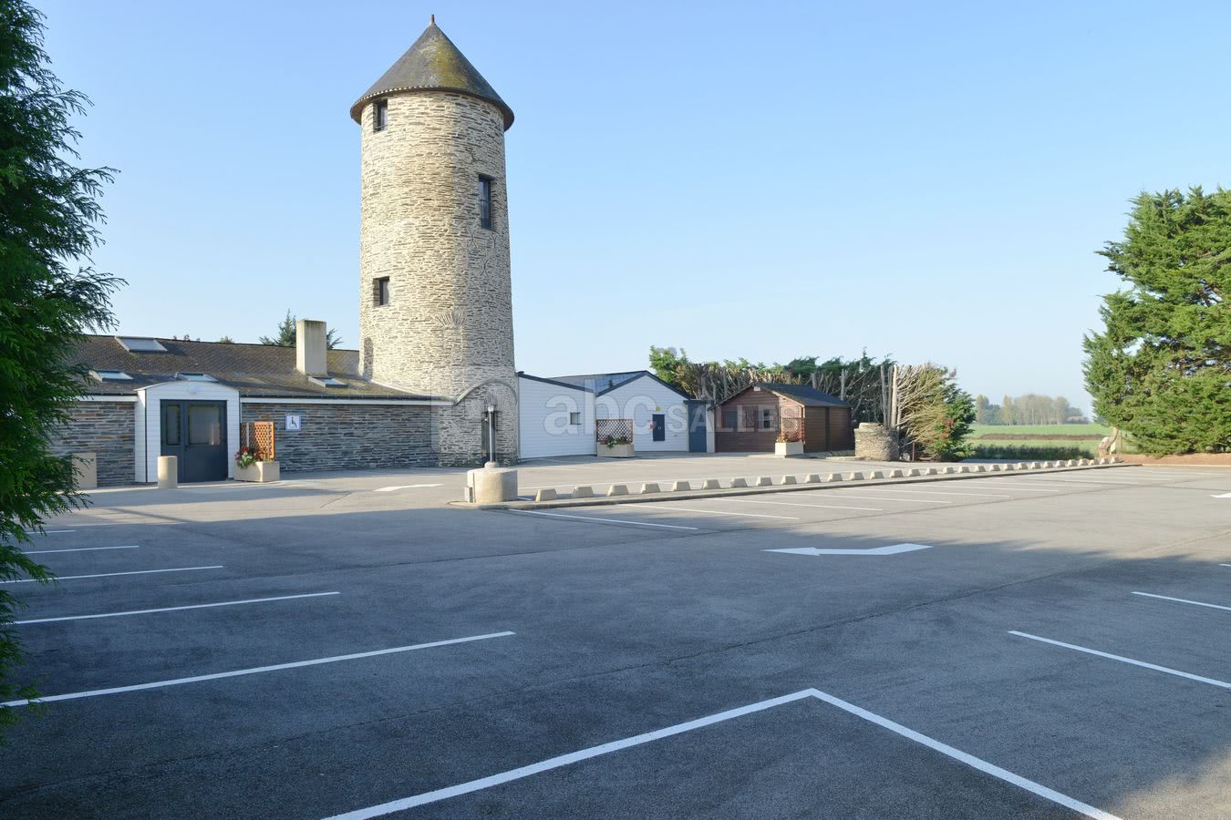 Vue arrière parking