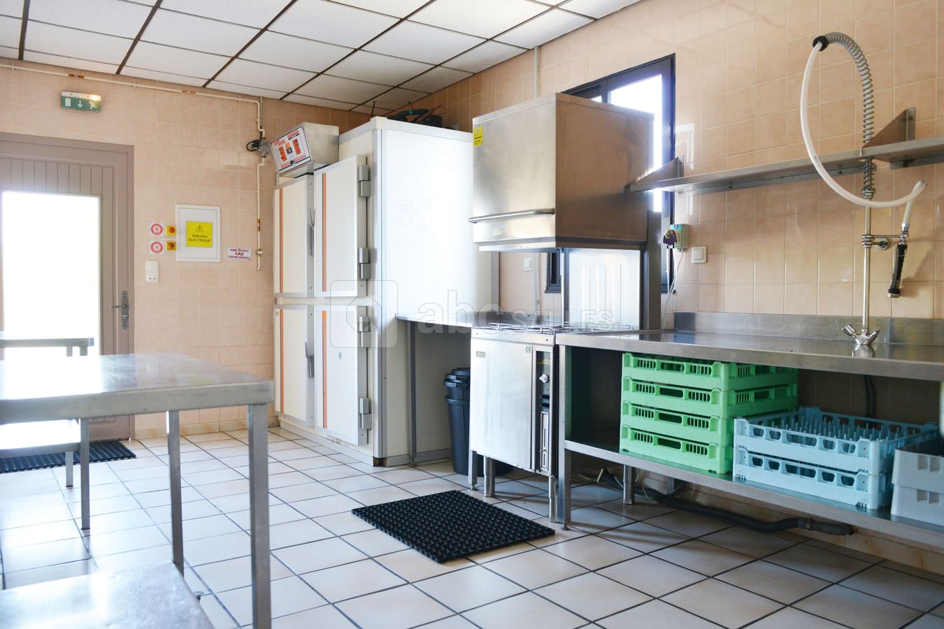 Plonge et chambre froide