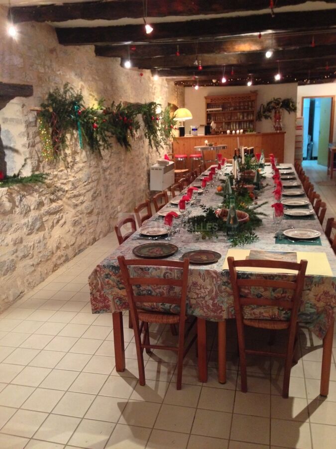 Déco Noël de la petite salle Bergerie