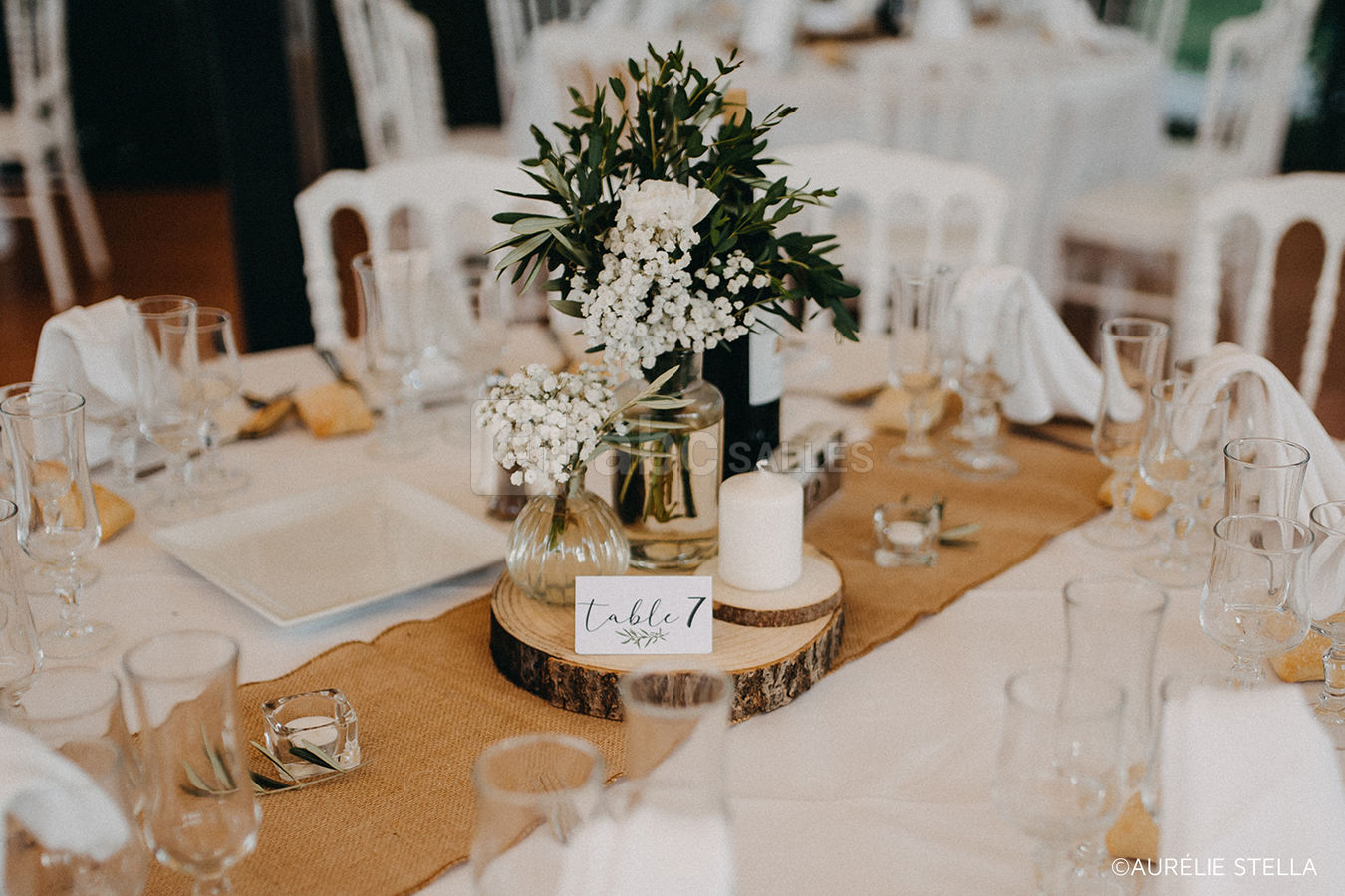 Le Château de Nans - Décoration de table