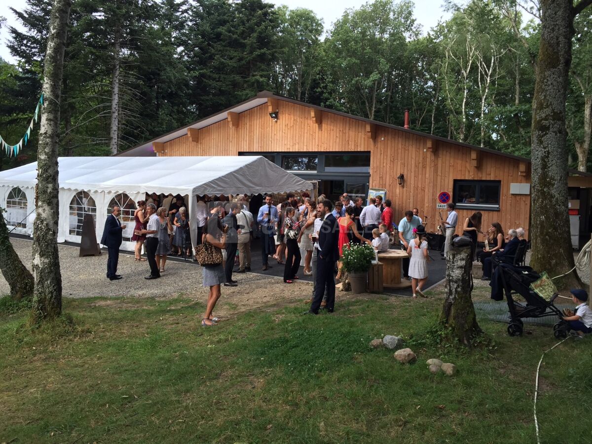 Chalet convivial apéritif extérieur
