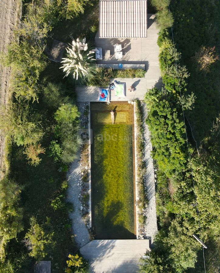 Piscine vue haut