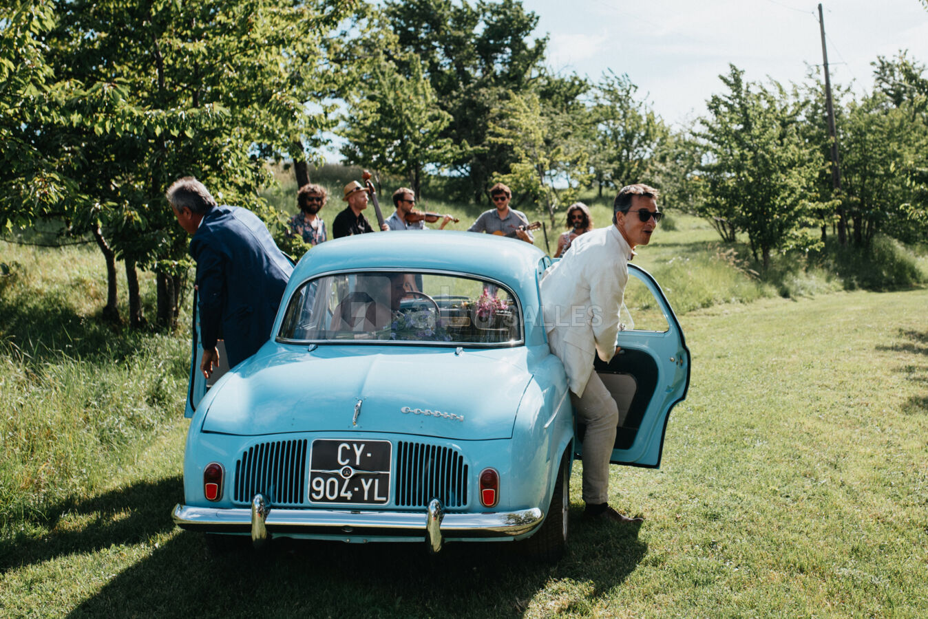 Arrivée voiture