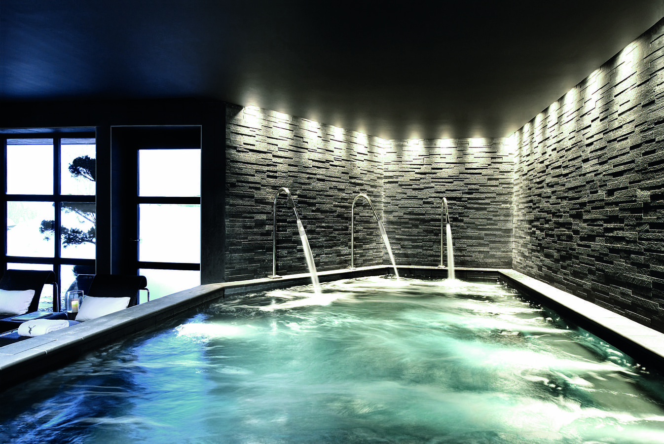 Bassin, sauna, hammam