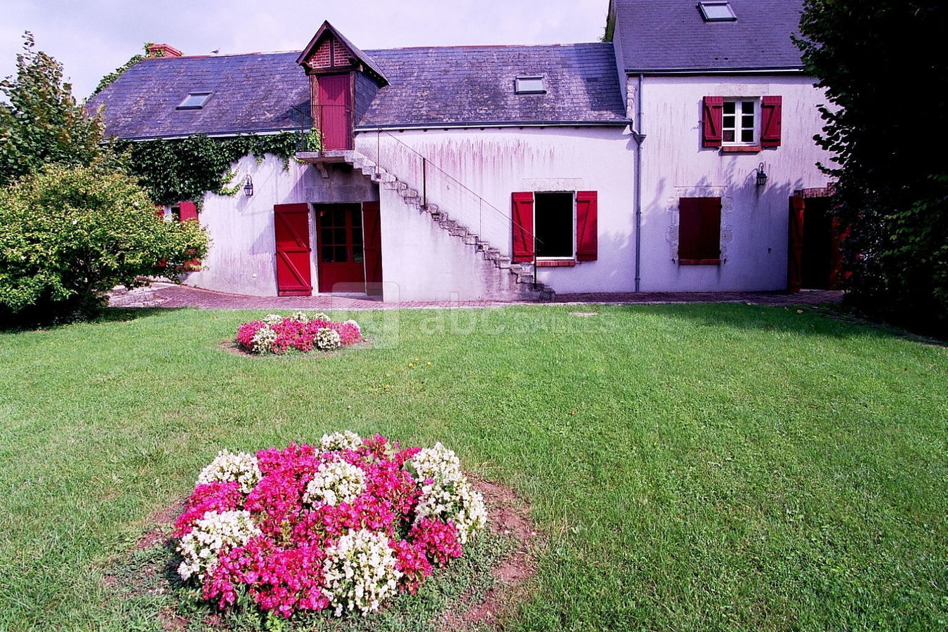 Le jardin privatif de la salle de réception