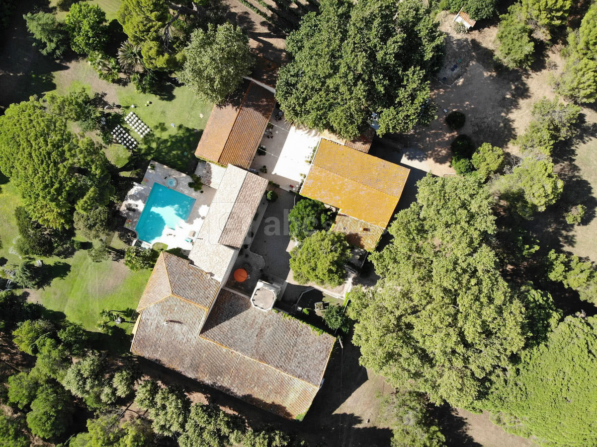 Le domaine vu du ciel