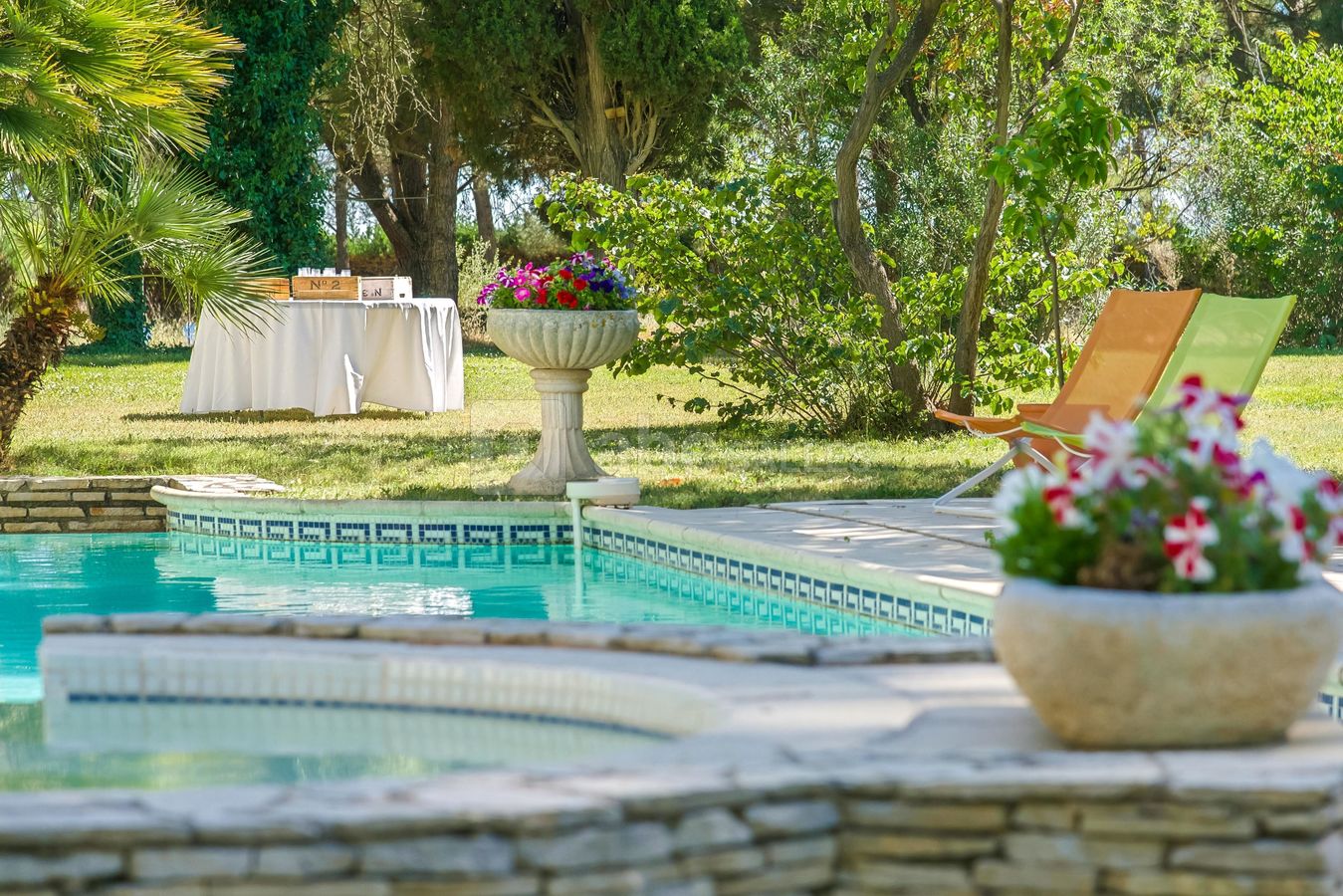 La piscine avec surveillant de baignade