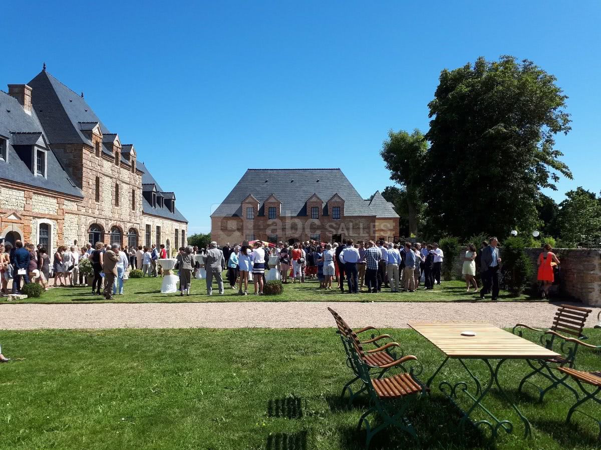 Cocktail sur les parterres