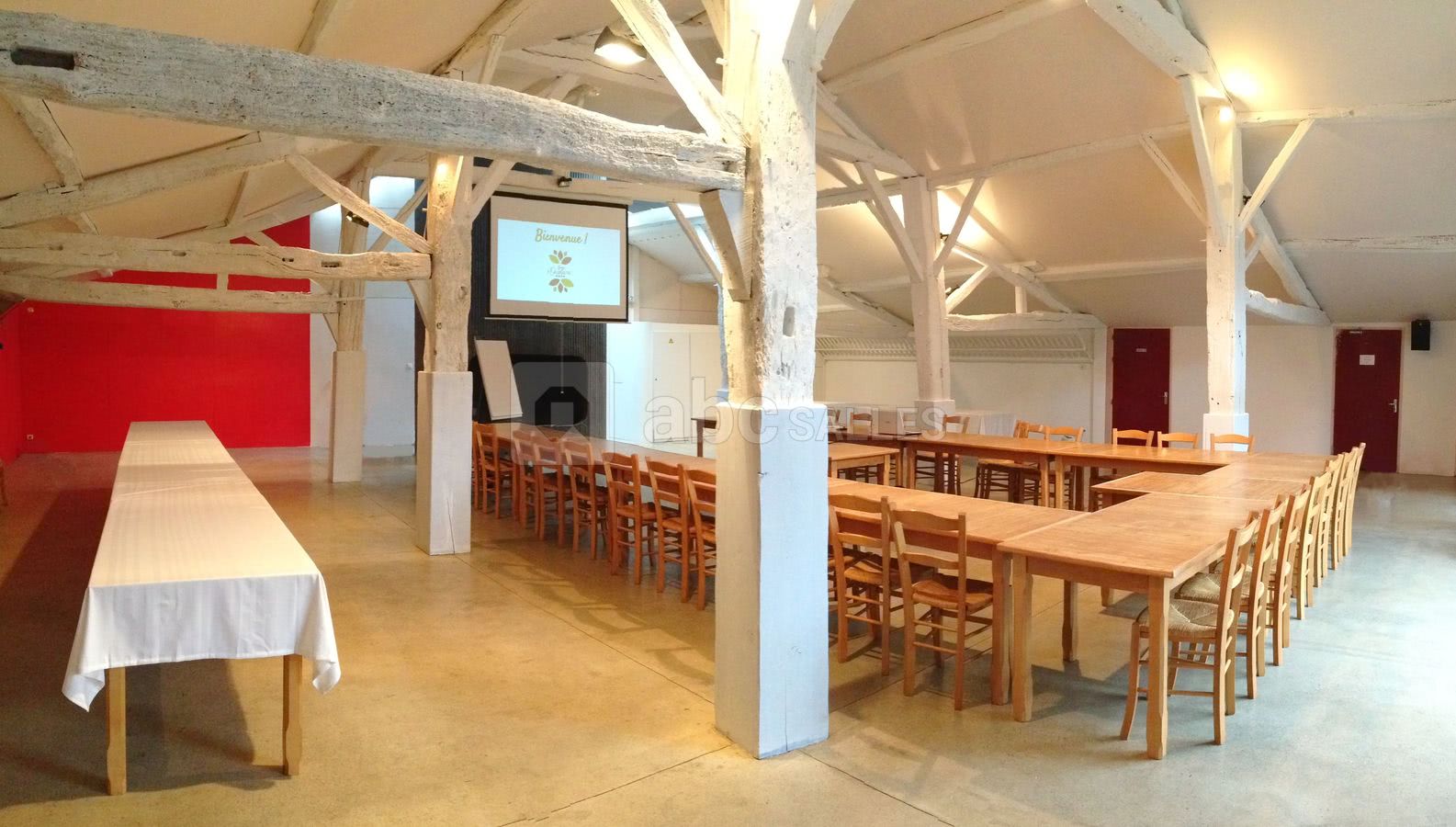 Salle 200 m² - configuration U