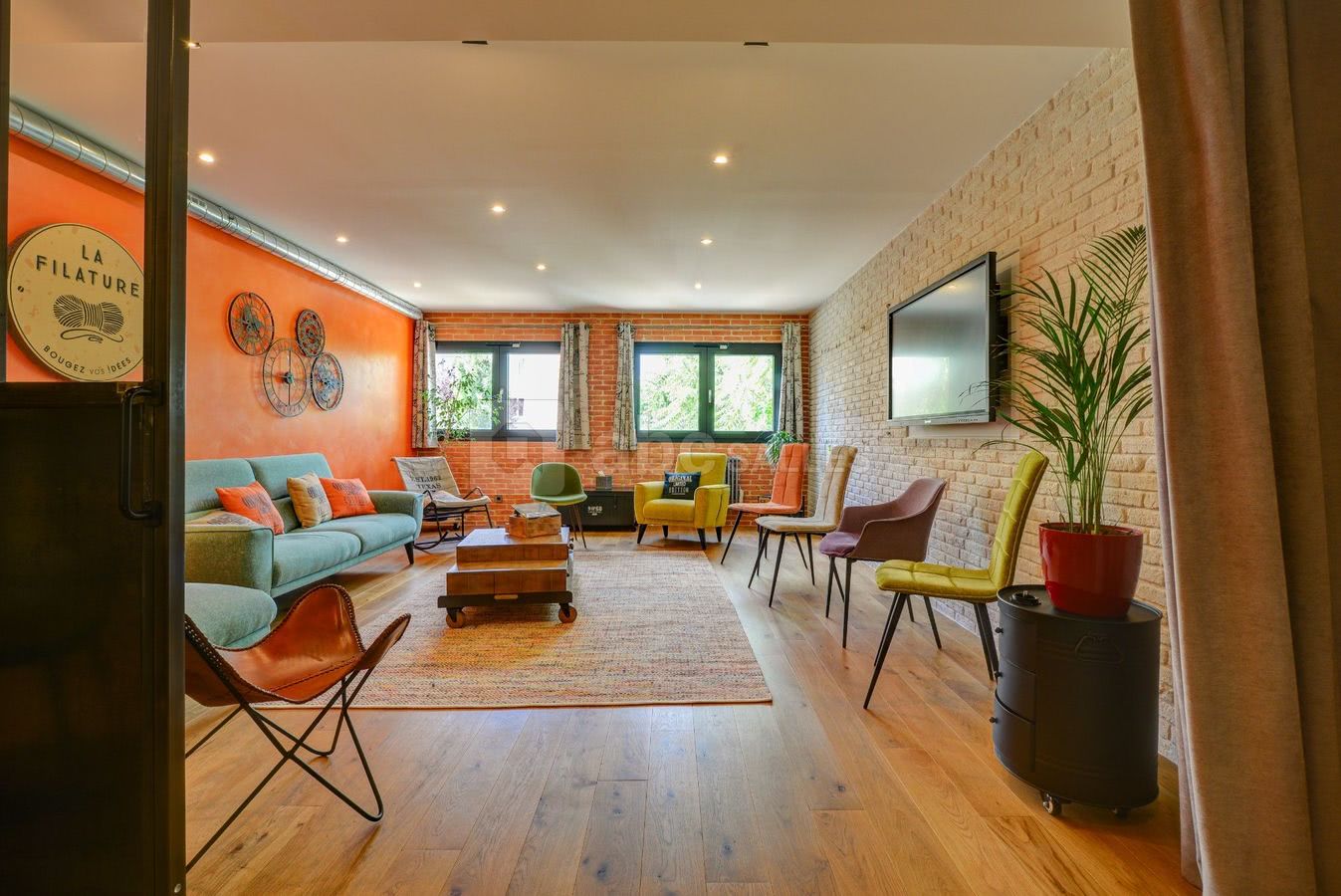 Le salon, extention de l'Atelier