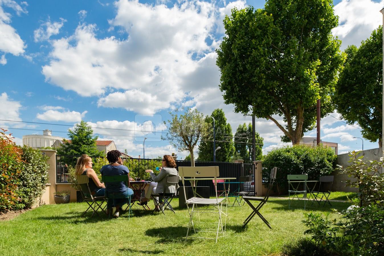 Le Jardin de 50 m², génial pour déjeuner au vert avec son équipe !