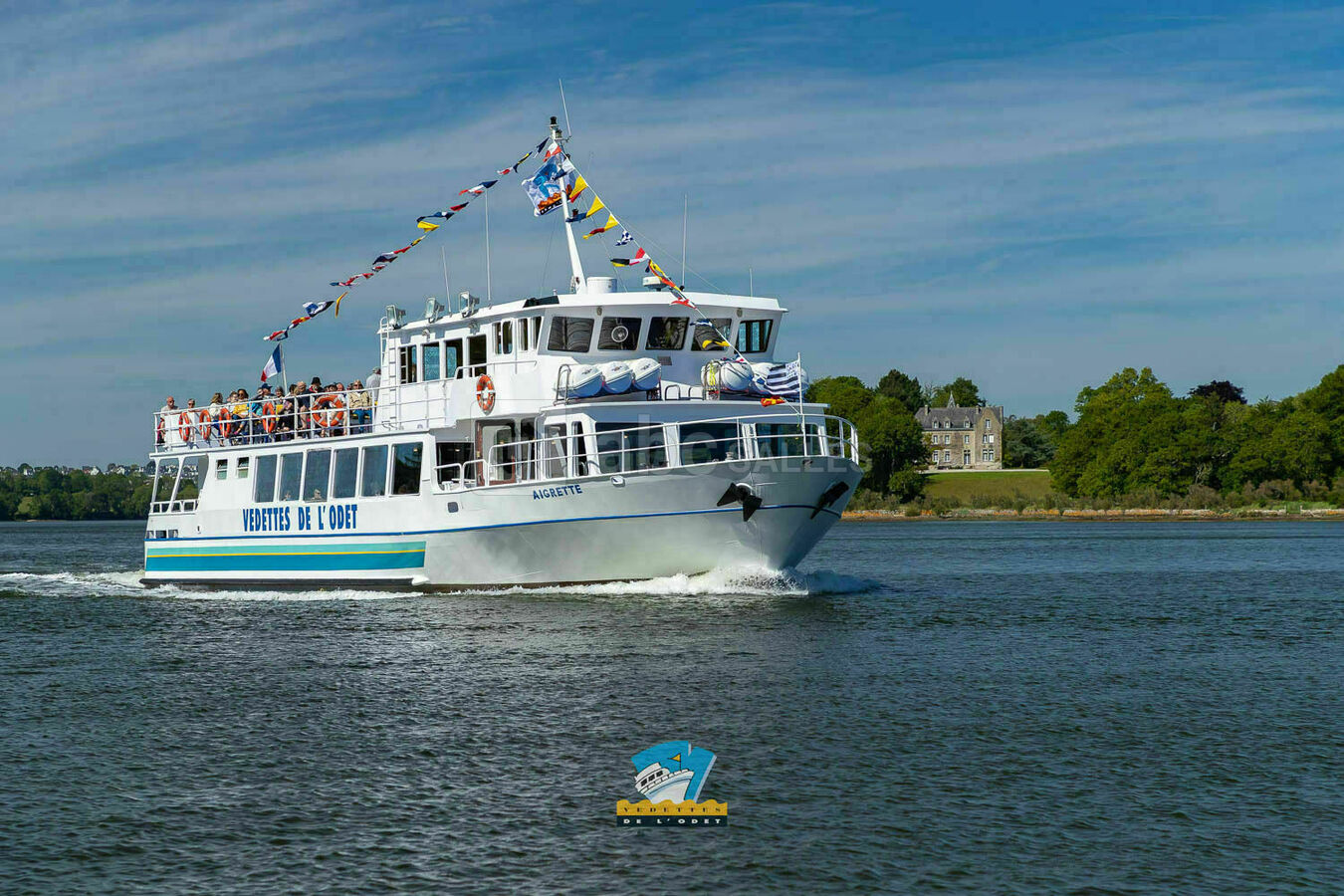 L'Aigrette, le bateau restaurant des Vedettes de l'Odet