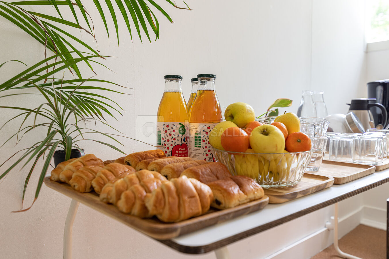 Accueil petit-déjeuner