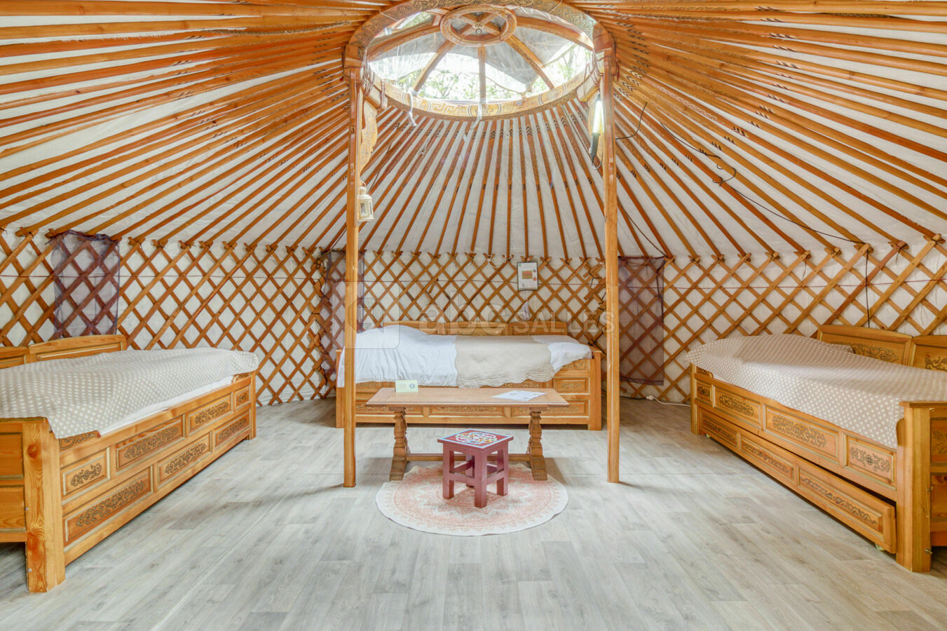 Intérieur Yourte Mongole