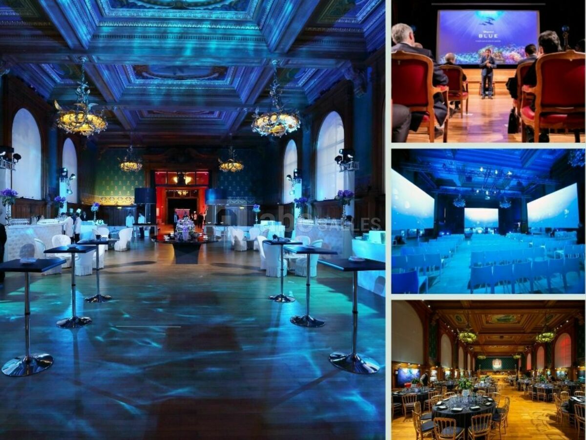 Salle de Conférences en soirée