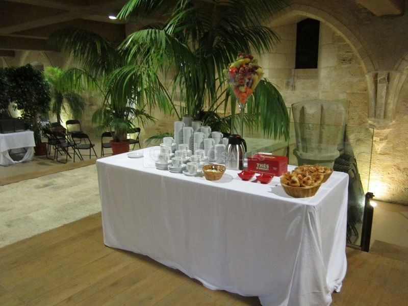 Journée d'étude dans la salle des moines